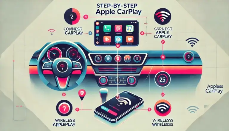 step-by-step instructions to connect Wireless Apple CarPlay.