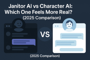 janitor ai vs character ai, ai chatbot comparison 2025, realistic ai chatbots, nsfw character ai alternative, best ai chat tools