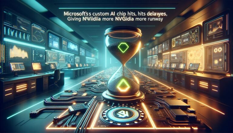 Microsoft's custom AI chip hits delays, giving Nvidia more runway