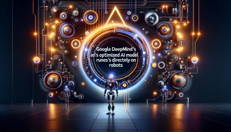 Google DeepMind’s optimized AI model runs directly on robots