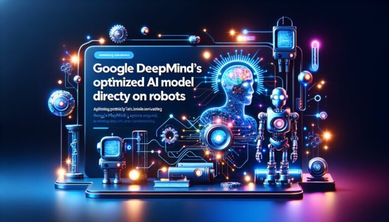 Google DeepMind’s optimized AI model runs directly on robots